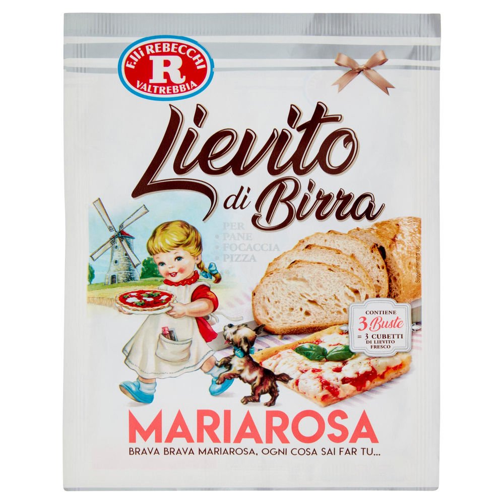 LIEVITO DI BIRRA 3 BUSTE MARIAROSA REBECCHI G21 - 0