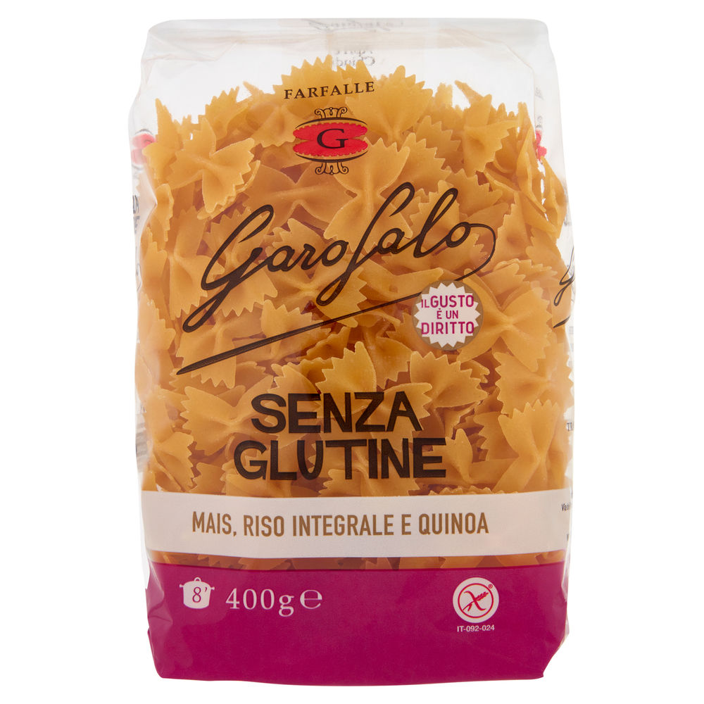 FARFALLE SENZA GLUTINE GAROFALO G400 - 0