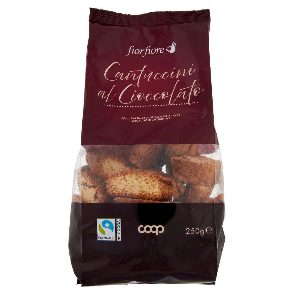 Cantuccini con pezzi di cioccolato fior fiore coop g 250