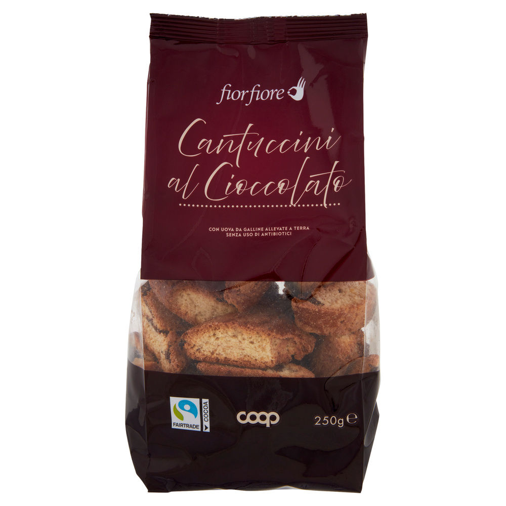 CANTUCCINI CON PEZZI DI CIOCCOLATO FIOR FIORE COOP G 250 - 2