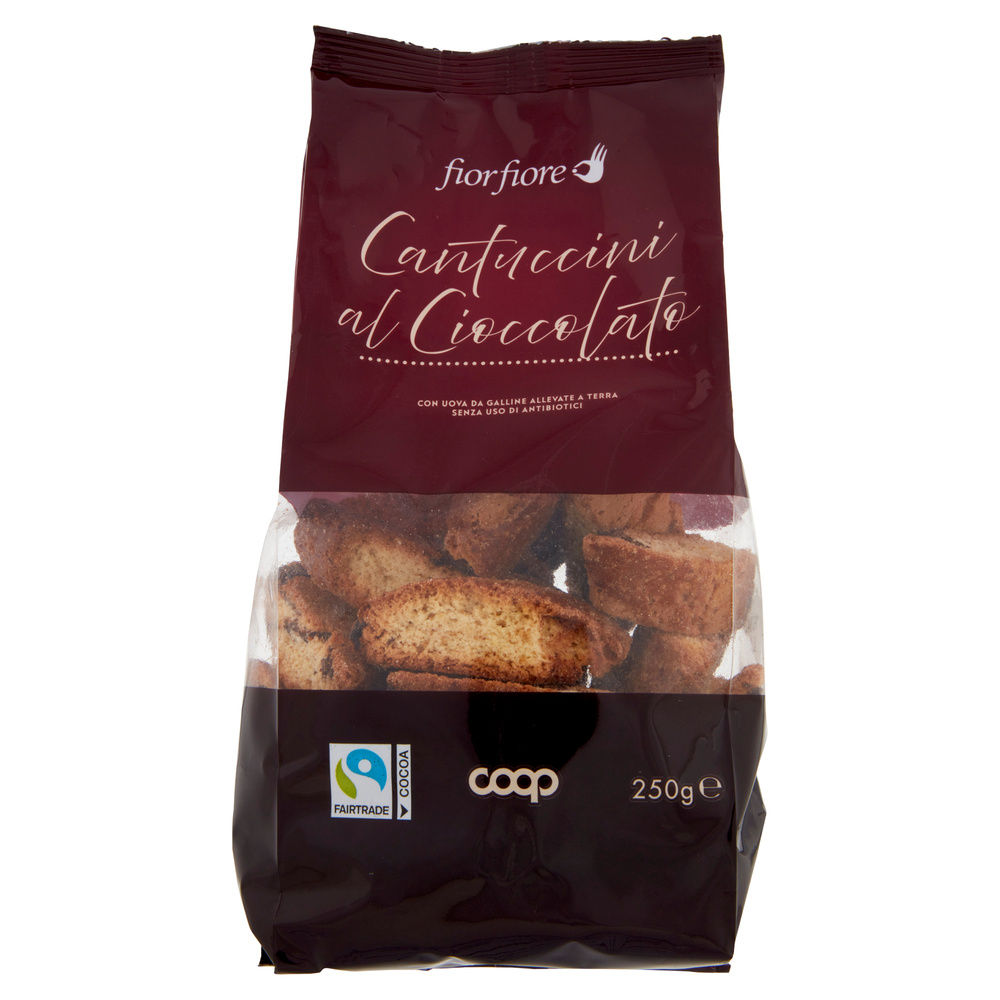 CANTUCCINI CON PEZZI DI CIOCCOLATO FIOR FIORE COOP G 250 - 3