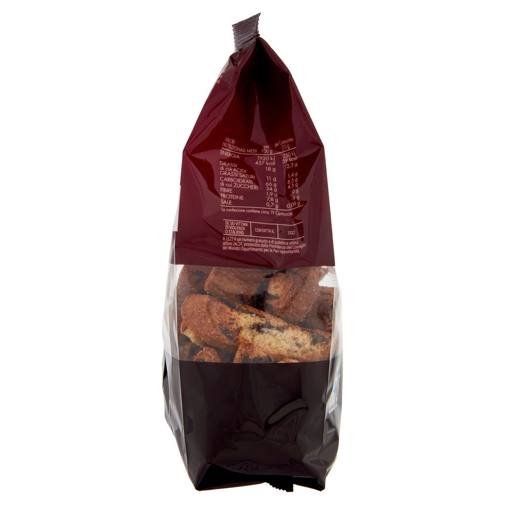 CANTUCCINI CON PEZZI DI CIOCCOLATO FIOR FIORE COOP G 250 - 4