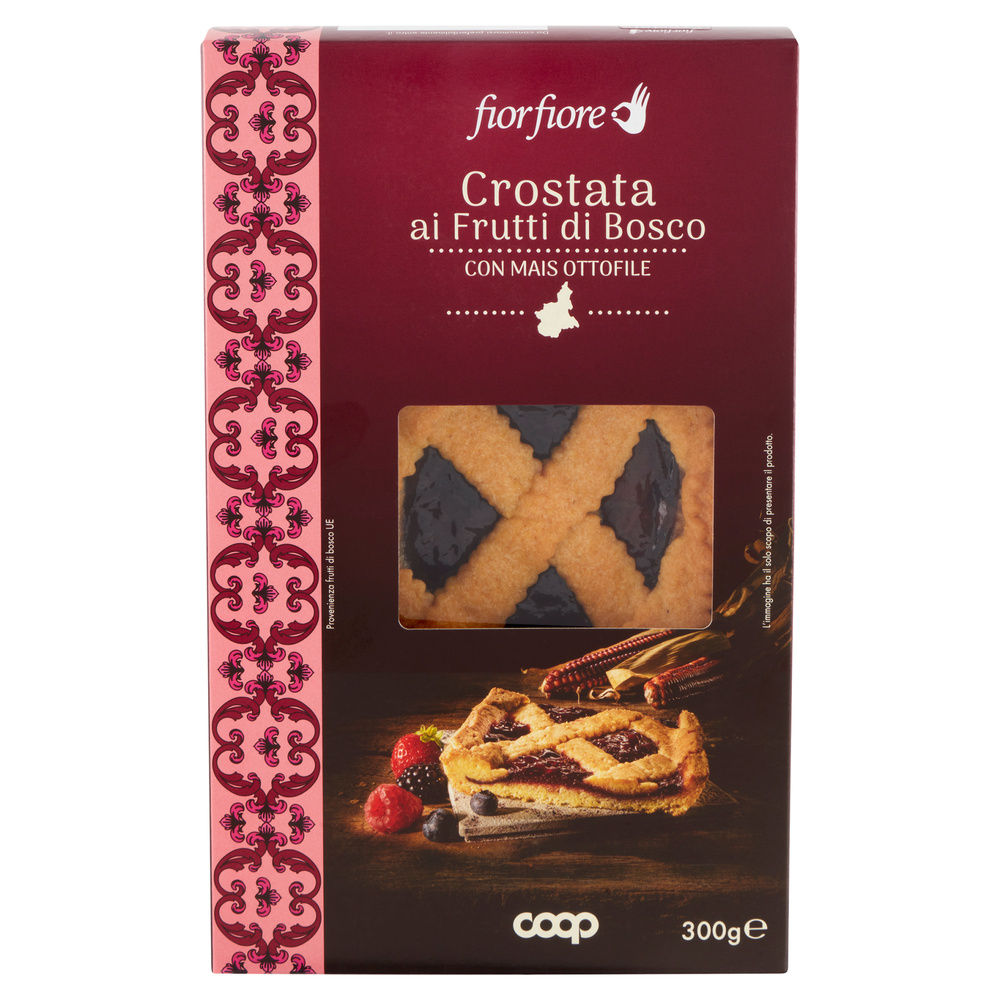 CROSTATA AI FRUTTI DI BOSCO CON MAIS OTTOFILE FIOR FIORE COOP G 300 - 3