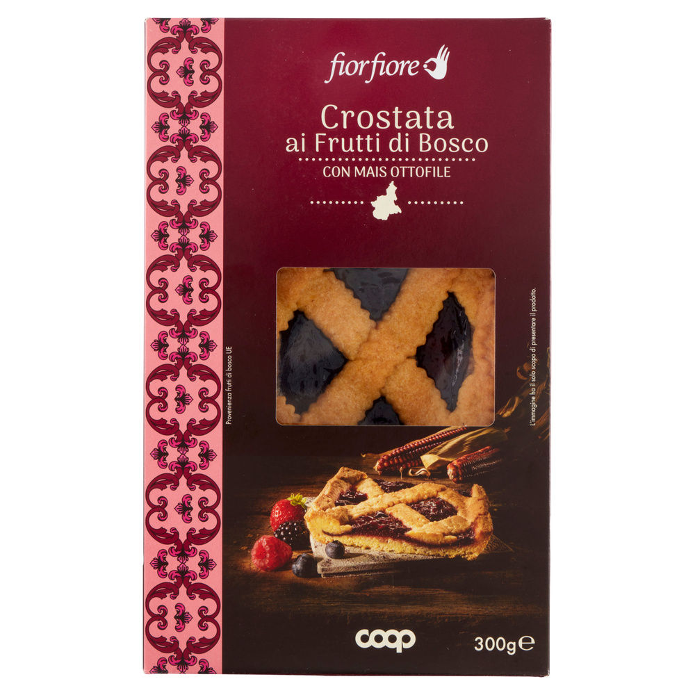 CROSTATA AI FRUTTI DI BOSCO CON MAIS OTTOFILE FIOR FIORE COOP G 300 - 4
