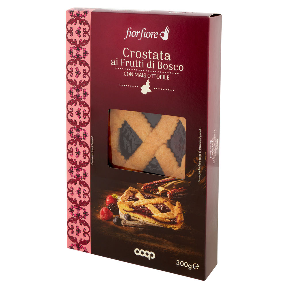 CROSTATA AI FRUTTI DI BOSCO CON MAIS OTTOFILE FIOR FIORE COOP G 300 - 9