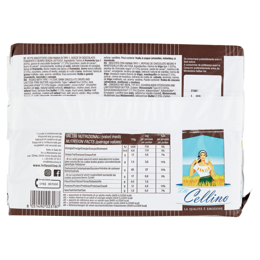 FETTE CIOCCOFETTE CELLINO G 360 - 1