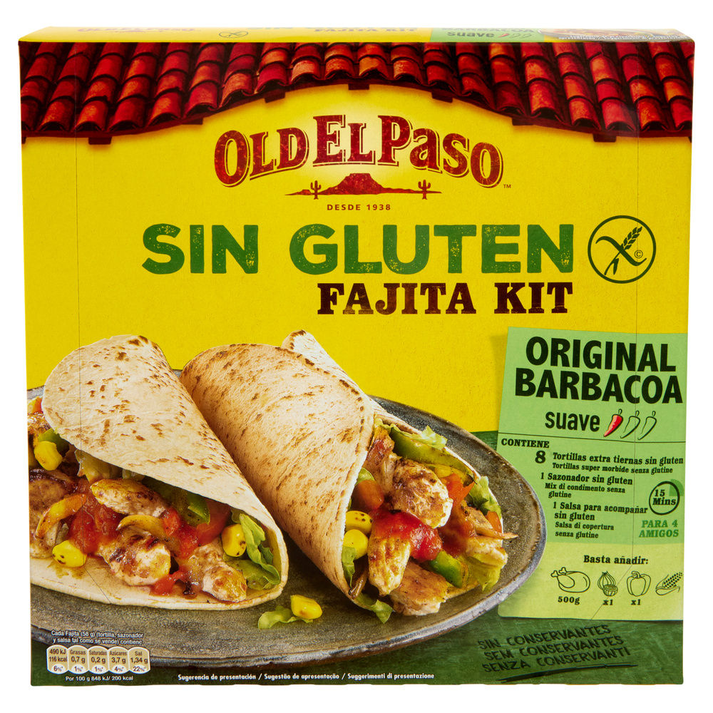 FAJITA KIT SENZA GLUTINE OLD EL PASO G 462 - 3