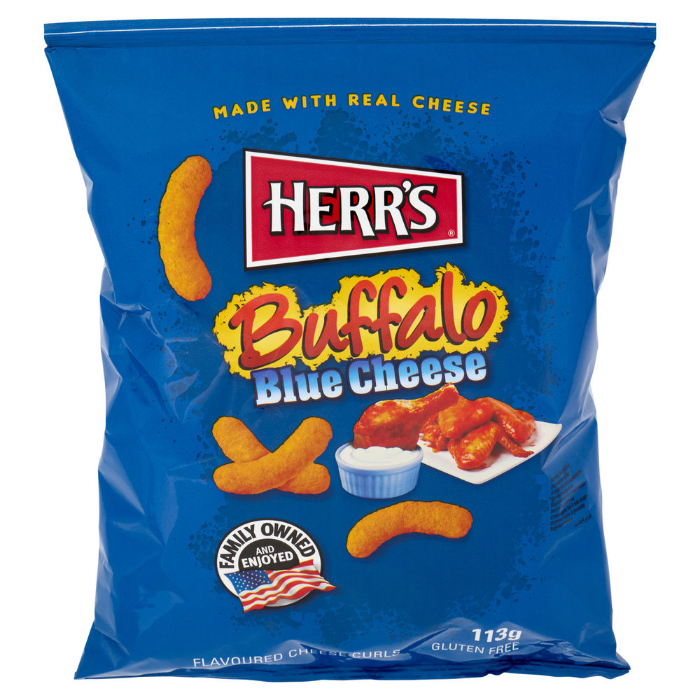 BUFFALO BLUE CHEESE CURLS SENZA GLUTINE HERR'S G 113 - 2
