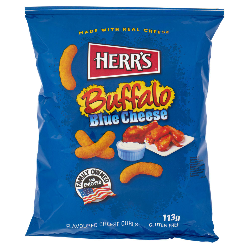 BUFFALO BLUE CHEESE CURLS SENZA GLUTINE HERR'S G 113 - 7