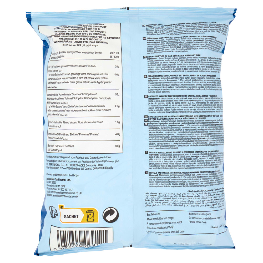 BUFFALO BLUE CHEESE CURLS SENZA GLUTINE HERR'S G 113 - 1