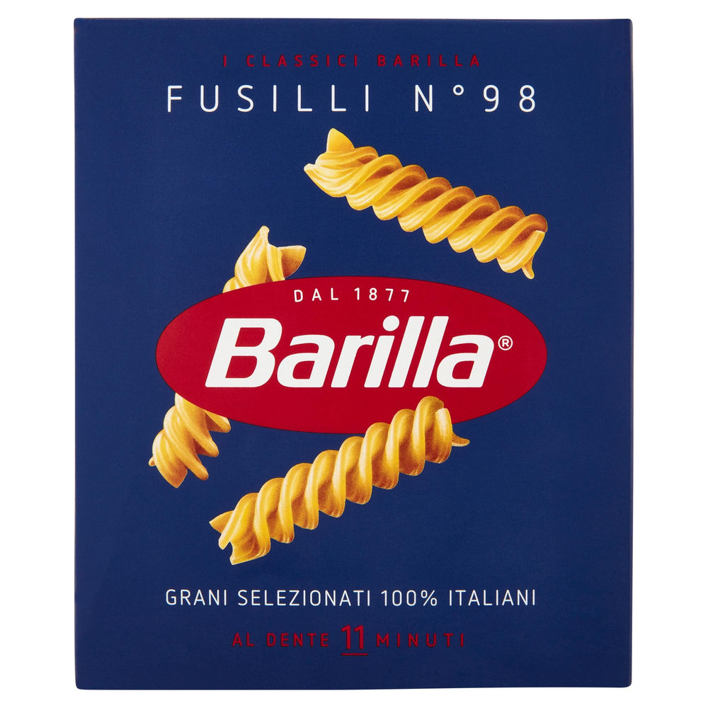 Pasta semola fusilli barilla n.98 scatola g.500