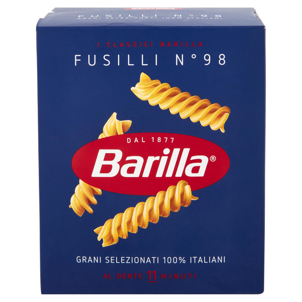 PASTA SEMOLA FUSILLI BARILLA N.98 SCATOLA G.500 - 8