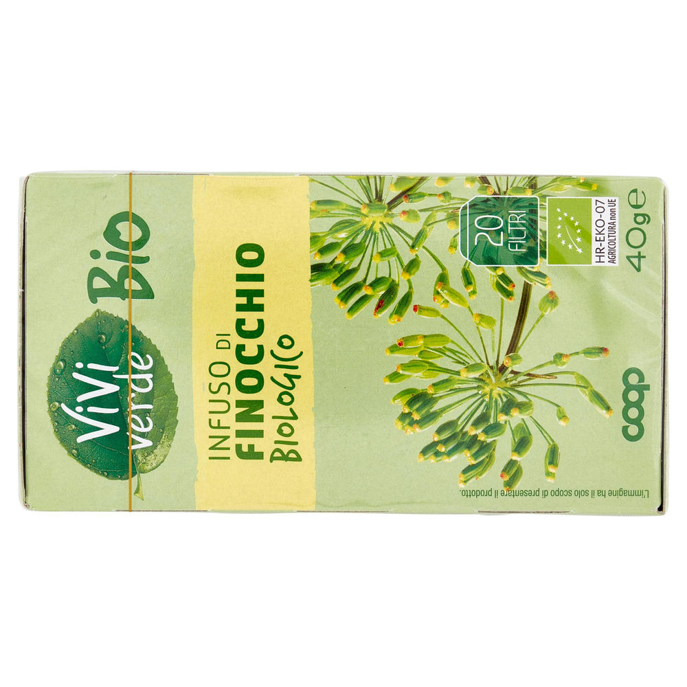 INFUSO DI FINOCCHIO BIO VIVI VERDE COOP  SCATOLA 20 FL G 40 - 1