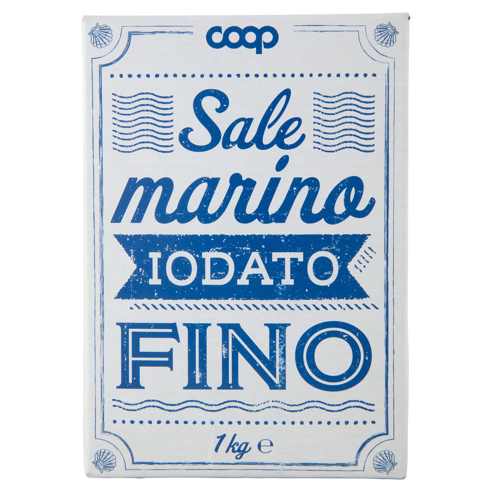 SALE IODATO MARINO FINO COOP SCATOLA KG.1 - 1