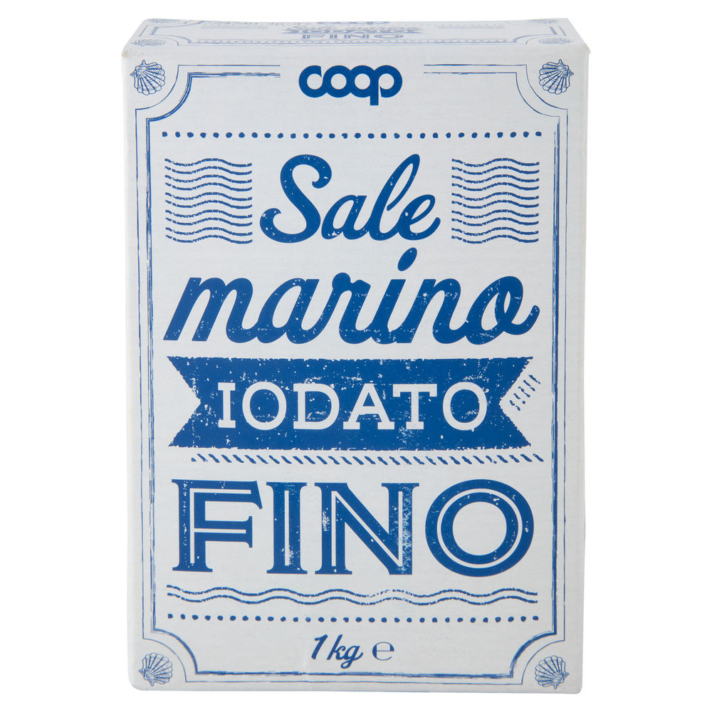 SALE IODATO MARINO FINO COOP SCATOLA KG.1 - 9