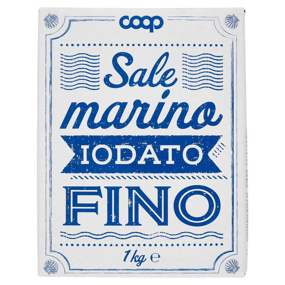 SALE IODATO MARINO FINO COOP SCATOLA KG.1 - 0