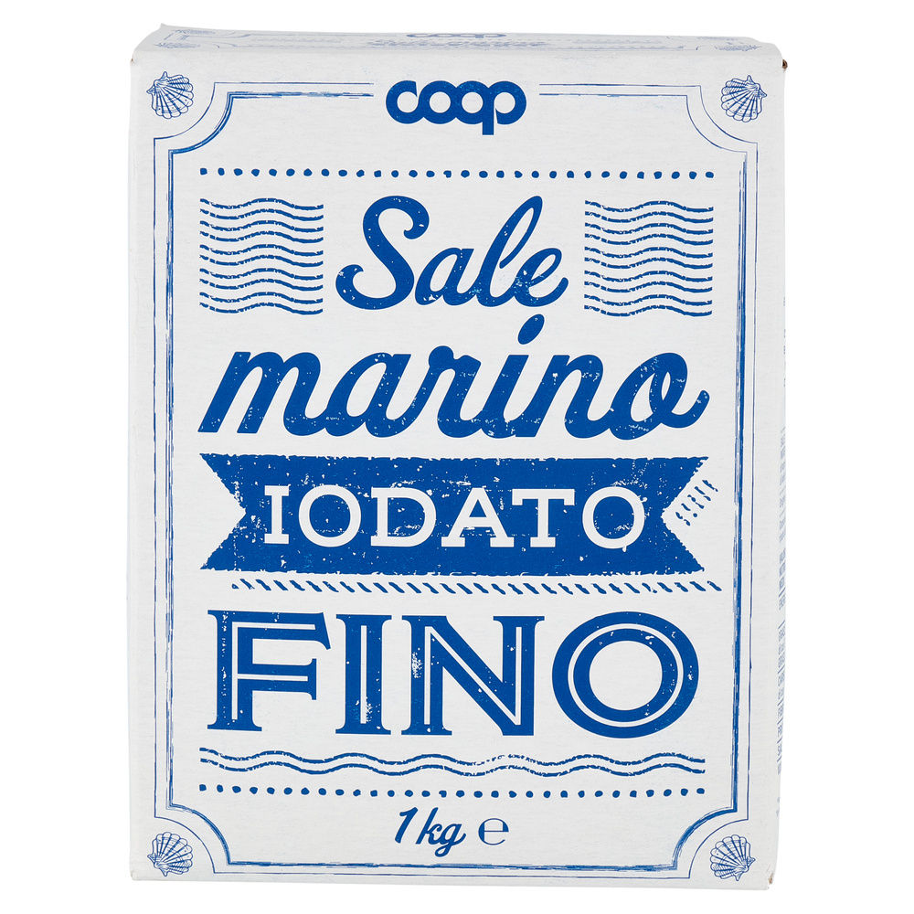 SALE IODATO MARINO FINO COOP SCATOLA KG.1 - 4