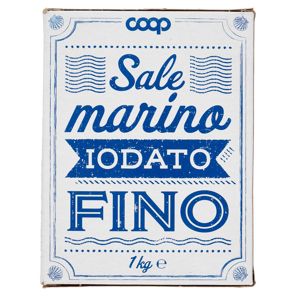 SALE IODATO MARINO FINO COOP SCATOLA KG.1 - 3