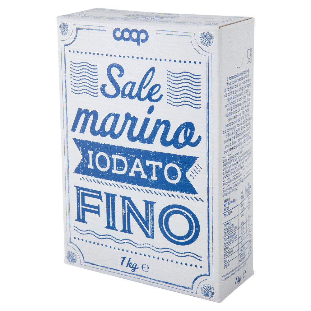 SALE IODATO MARINO FINO COOP SCATOLA KG.1 - 17