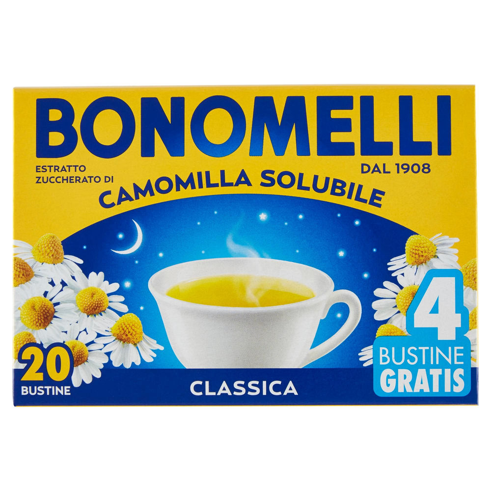 Camomilla solubile bonomelli scatola g 100 16 dosi+4 o/s