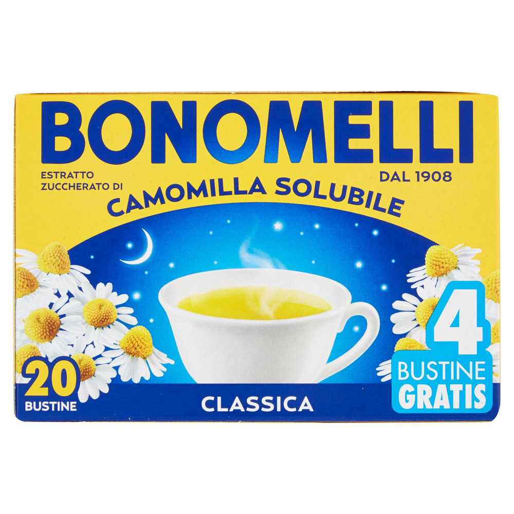 CAMOMILLA SOLUBILE BONOMELLI SCATOLA G 100 16 DOSI+4 O/S - 1