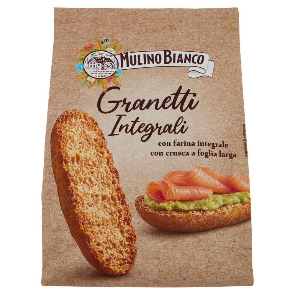 Crostini granetti integrali mulino bianco sacchetto g.280