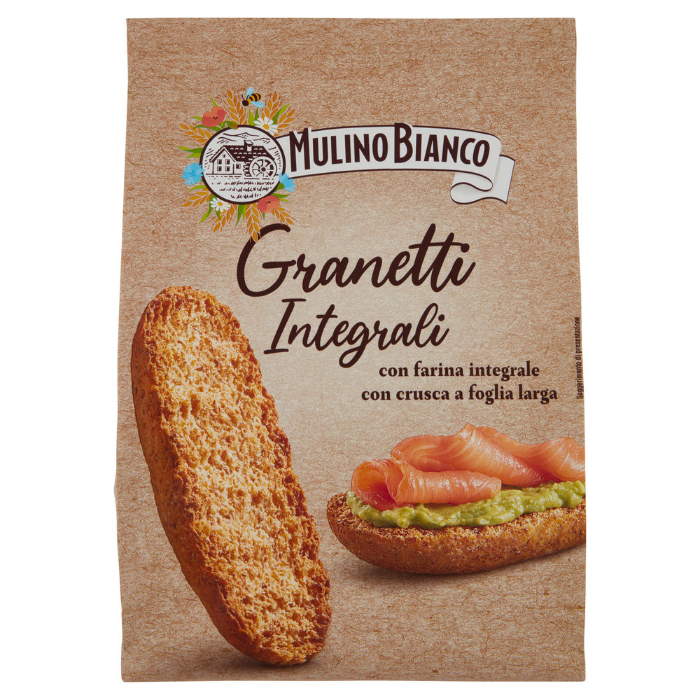 CROSTINI GRANETTI INTEGRALI MULINO BIANCO SACCHETTO G.280 - 8