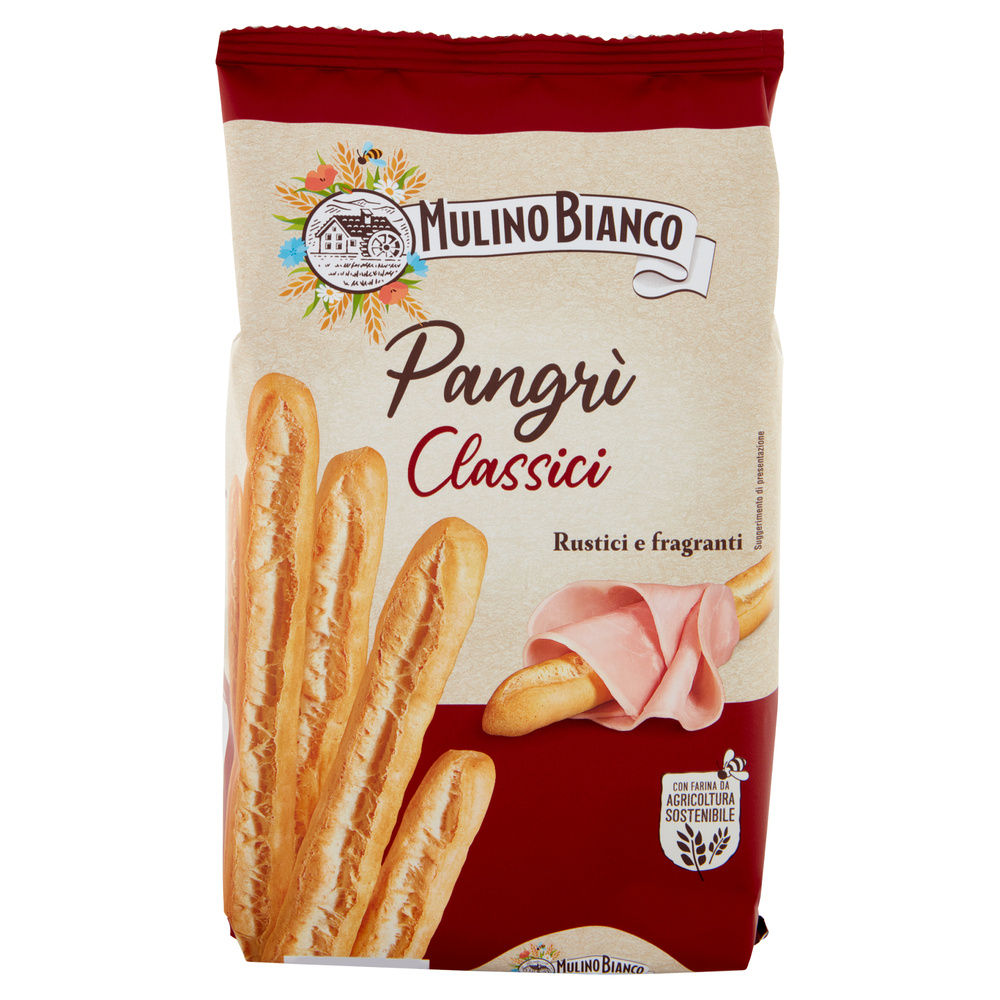 GRISSINI PANGRI' MULINO BIANCO BARILLA RUSTICI SACCHETTO G.300 - 2