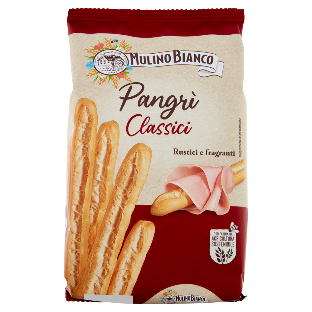 Grissini pangri' mulino bianco barilla rustici sacchetto g.300