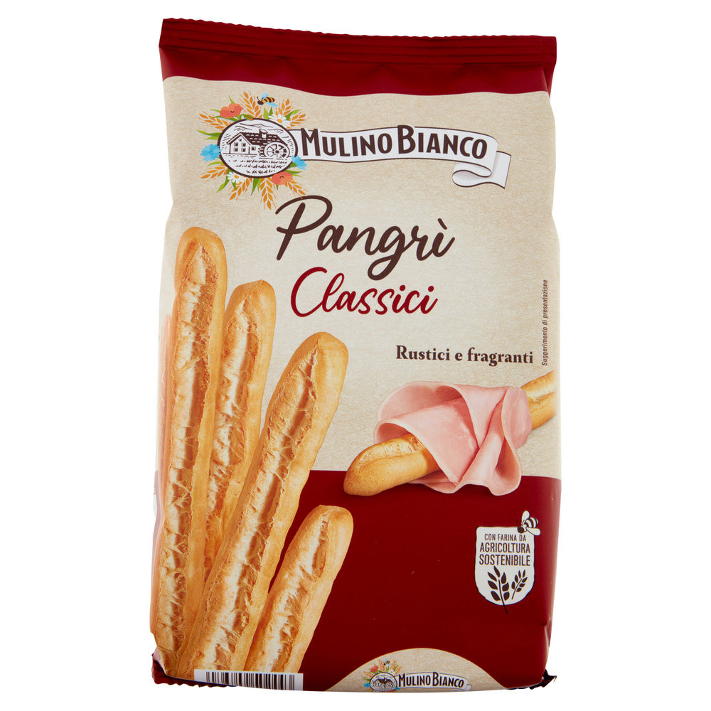 GRISSINI PANGRI' MULINO BIANCO BARILLA RUSTICI SACCHETTO G.300 - 8