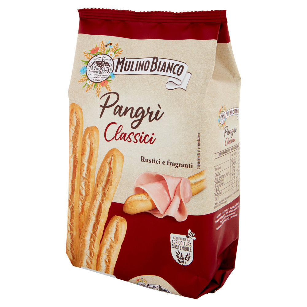 GRISSINI PANGRI' MULINO BIANCO BARILLA RUSTICI SACCHETTO G.300 - 7