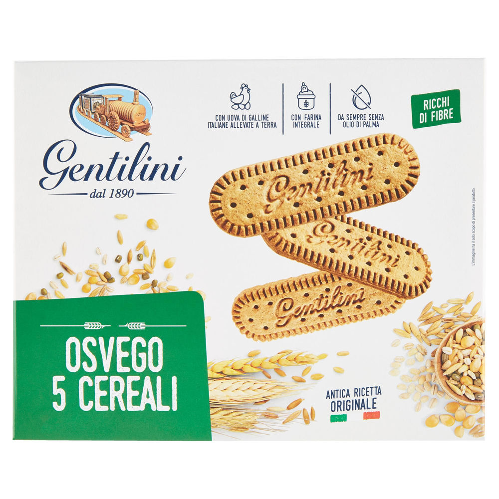 Biscotti gentilini osvego 5 cereali kg 1