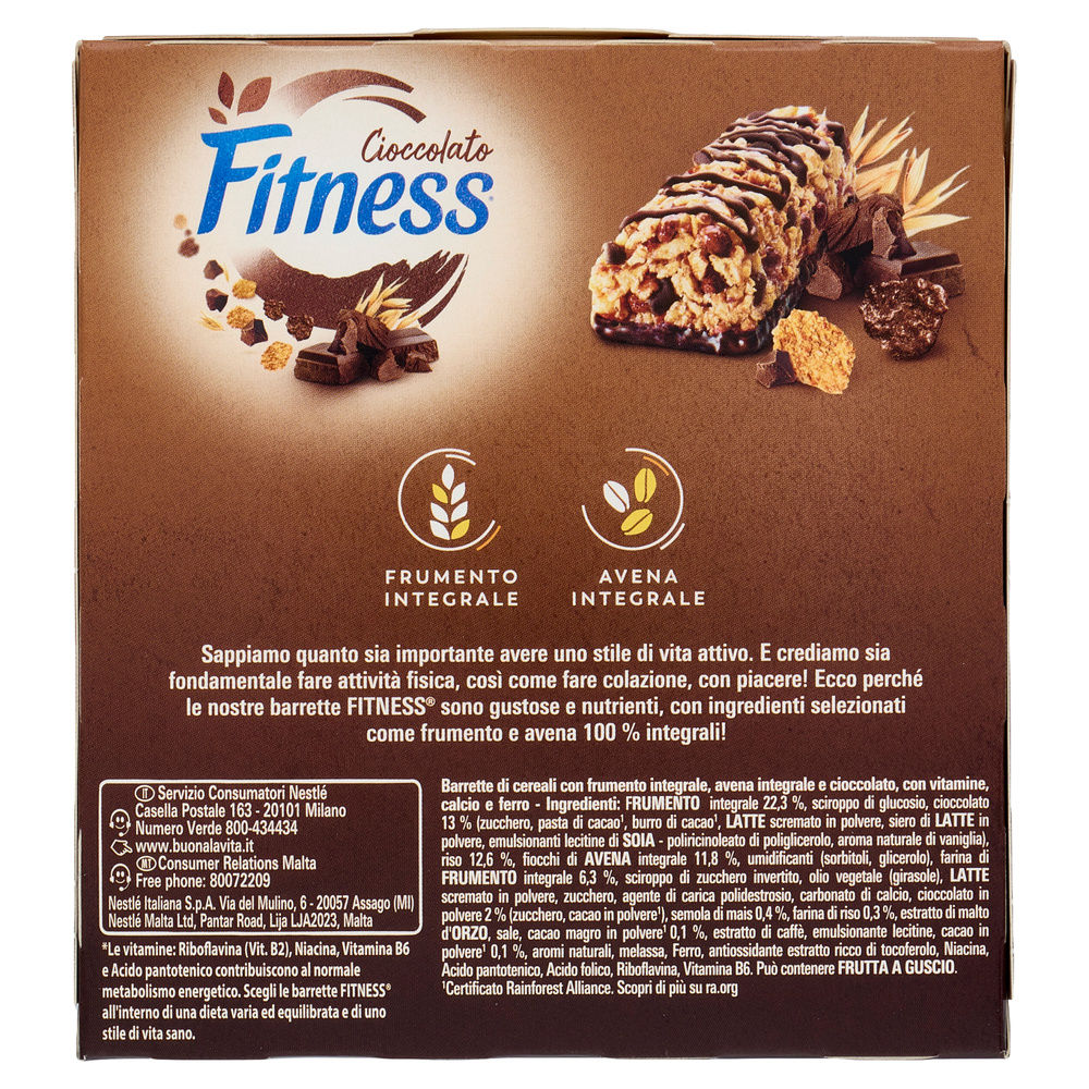 BARRETTA FITNESS & CHOCOLATE NESTLE' SCATOLA PZ.6 G 141 - 1