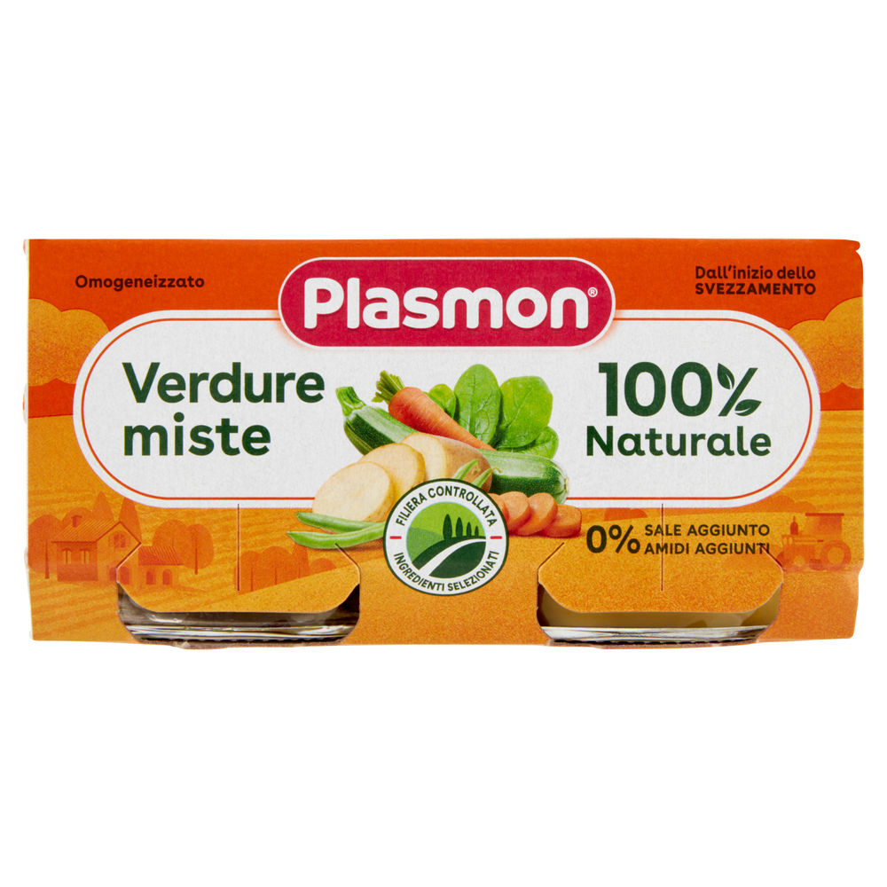 Omogeneizzato plasmon verdure miste cl. g 80x2