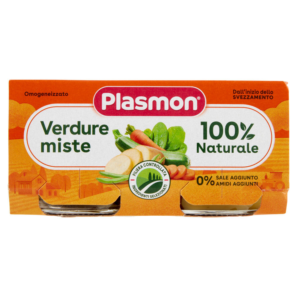 OMOGENEIZZATO PLASMON VERDURE MISTE CL. G 80X2 - 3