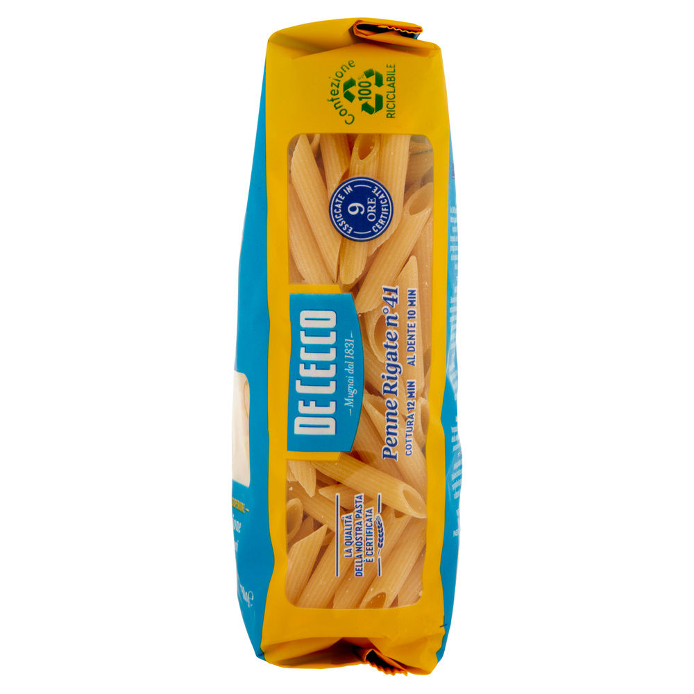 PASTA SEMOLA PENNE RIGATE DE CECCO N41 SACCHETTO G 500 - 5