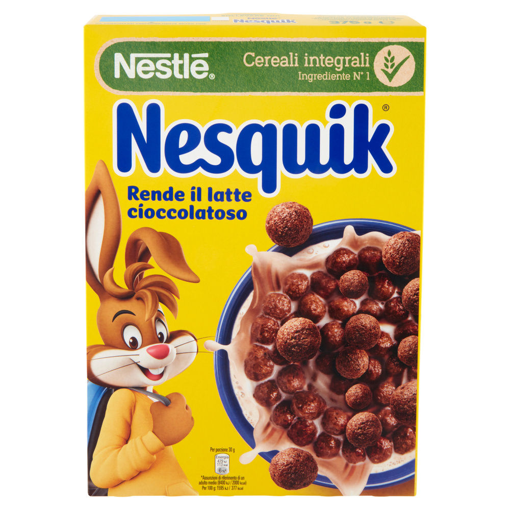 CEREALI NESQUIK NESTLE' SCATOLA G 375 - 2