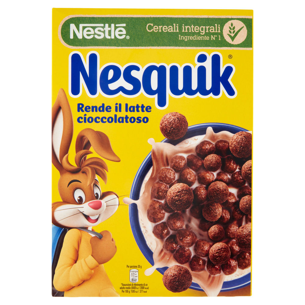 CEREALI NESQUIK NESTLE' SCATOLA G 375 - 5