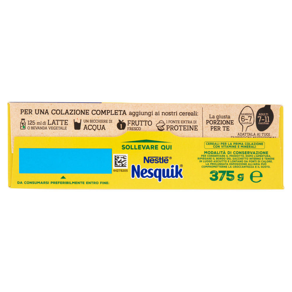 CEREALI NESQUIK NESTLE' SCATOLA G 375 - 7