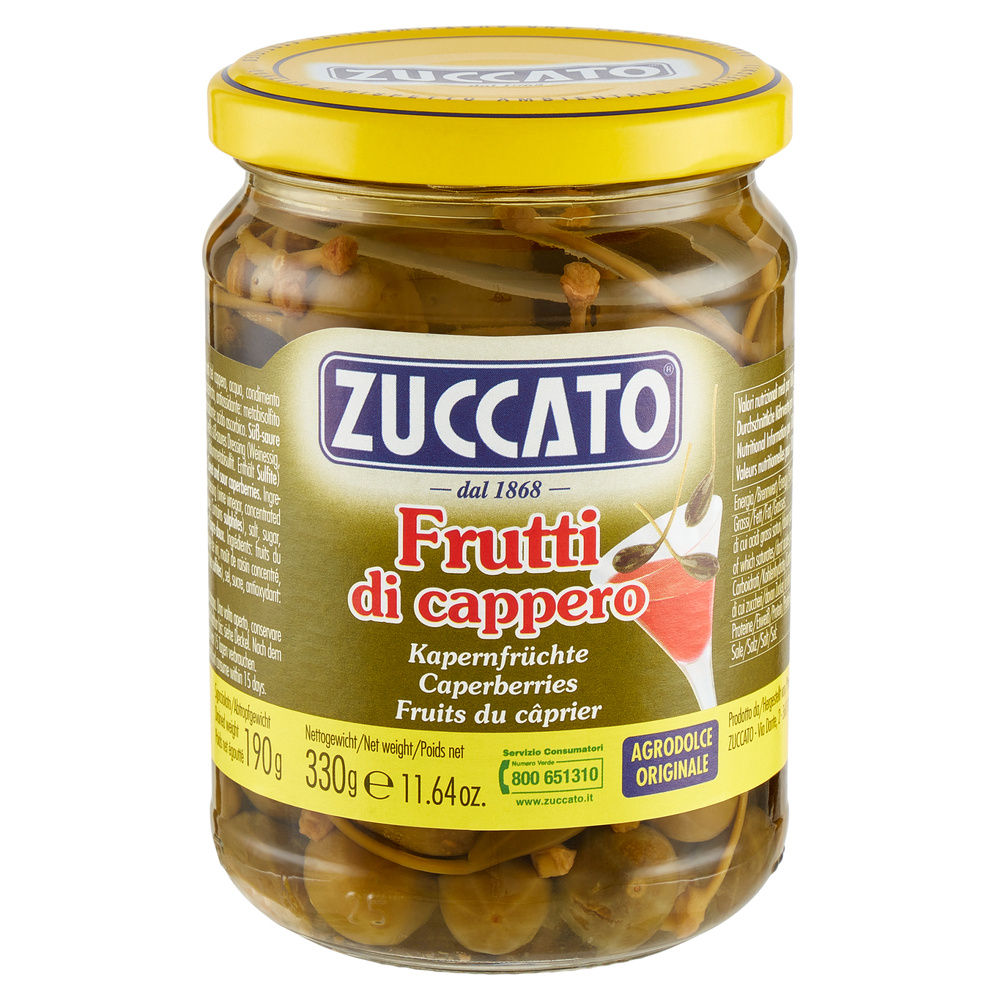 FRUTTI DI CAPPERO ZUCCATO 8/15 MM. G 330 SGOCC 190 - 2