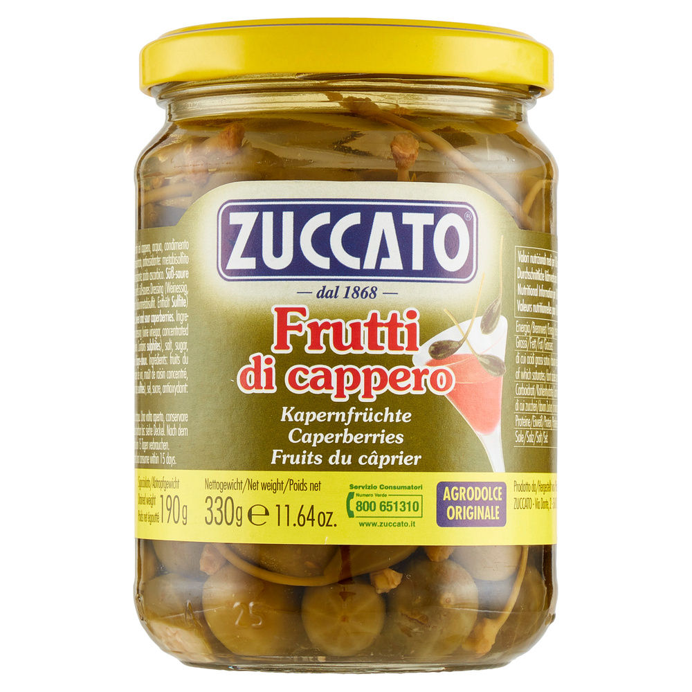 FRUTTI DI CAPPERO ZUCCATO 8/15 MM. G 330 SGOCC 190 - 3