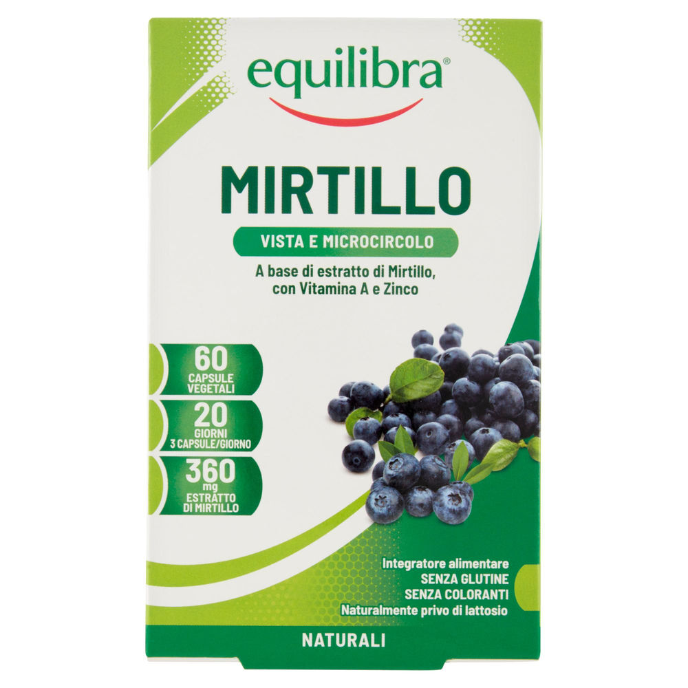 INT.DIETETICO MIRTILLO VEGICAPS EQUILIBRA SCATOLA 60 PERLE G 26 - 0