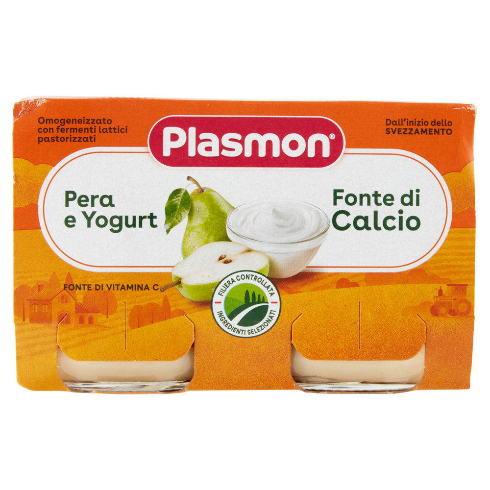 MERENDA  PLASMON  YOGURT/PERA CL. G 120X2 - 5