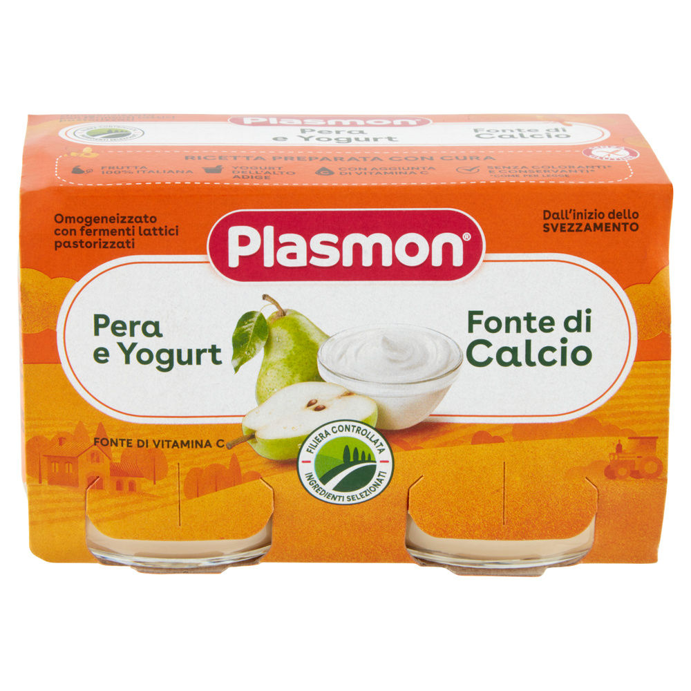 MERENDA  PLASMON  YOGURT/PERA CL. G 120X2 - 4