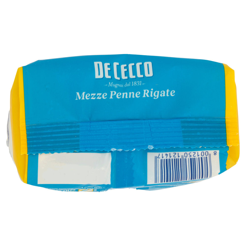 PASTA SEMOLA MEZZE PENNE DE CECCO RIGATE N141 SACCHETTO G 500 - 4