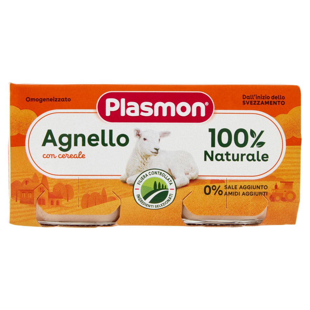 OMOGENEIZZATO PLASMON ALL'AGNELLO CL. G 80X2 - 0