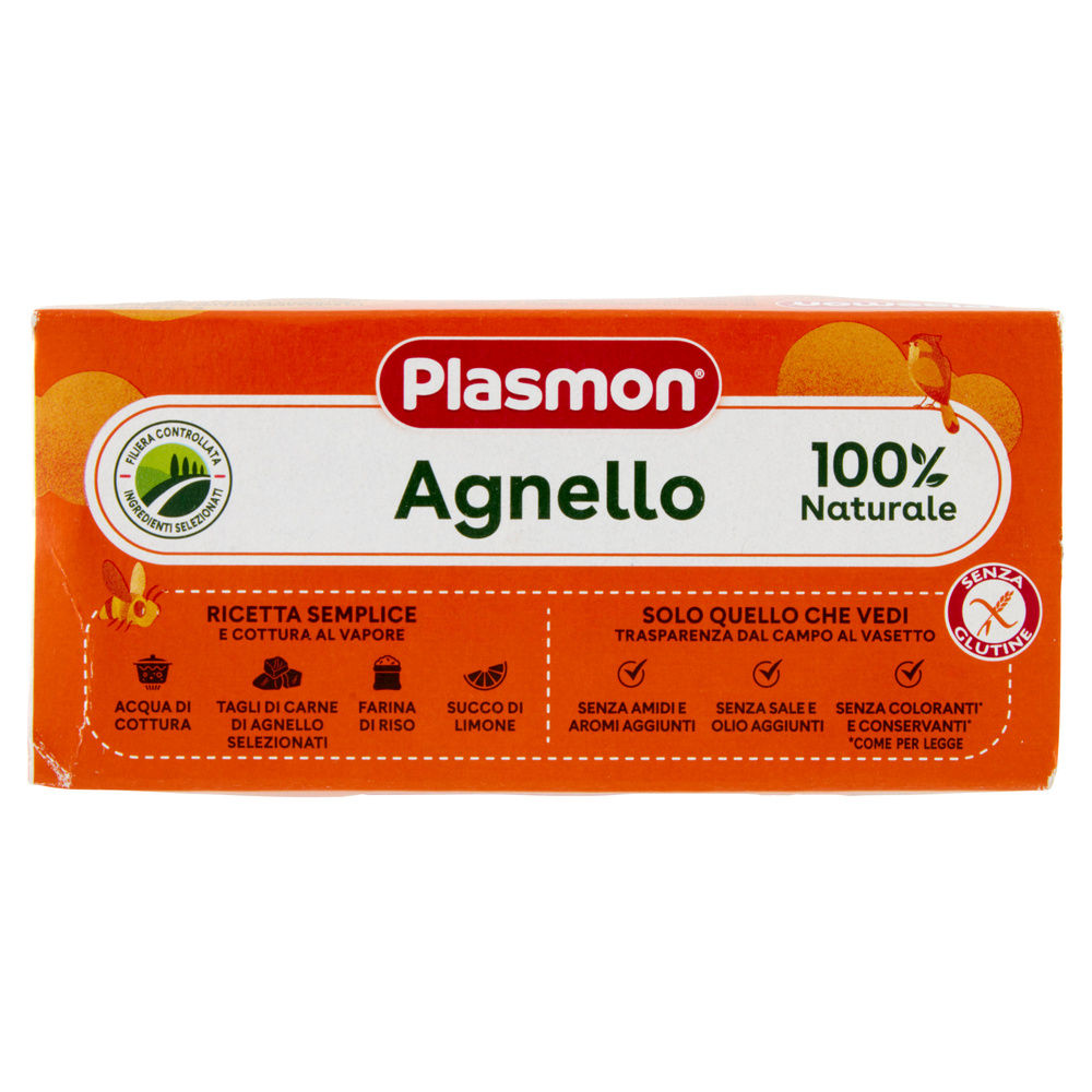 OMOGENEIZZATO PLASMON ALL'AGNELLO CL. G 80X2 - 4