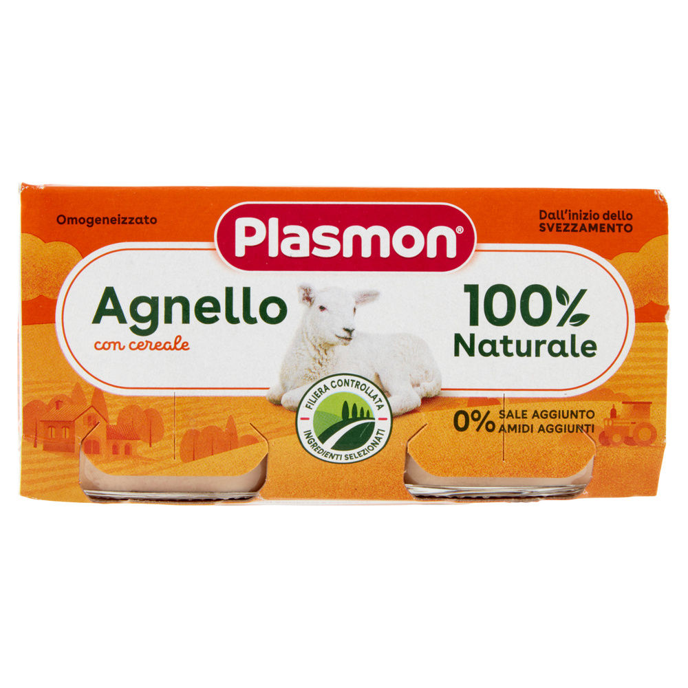 OMOGENEIZZATO PLASMON ALL'AGNELLO CL. G 80X2 - 5