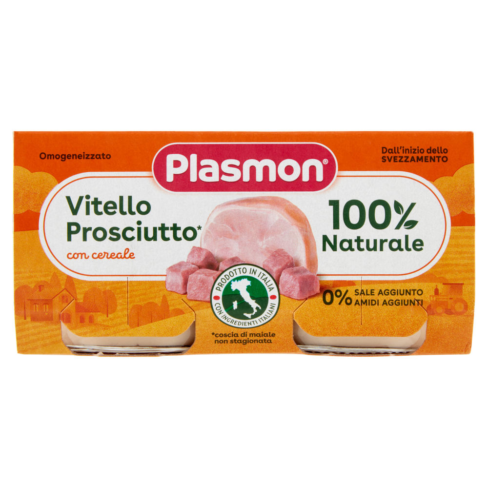 Omogeneizzato plasmon prosc./vitello cl. gr.80x2