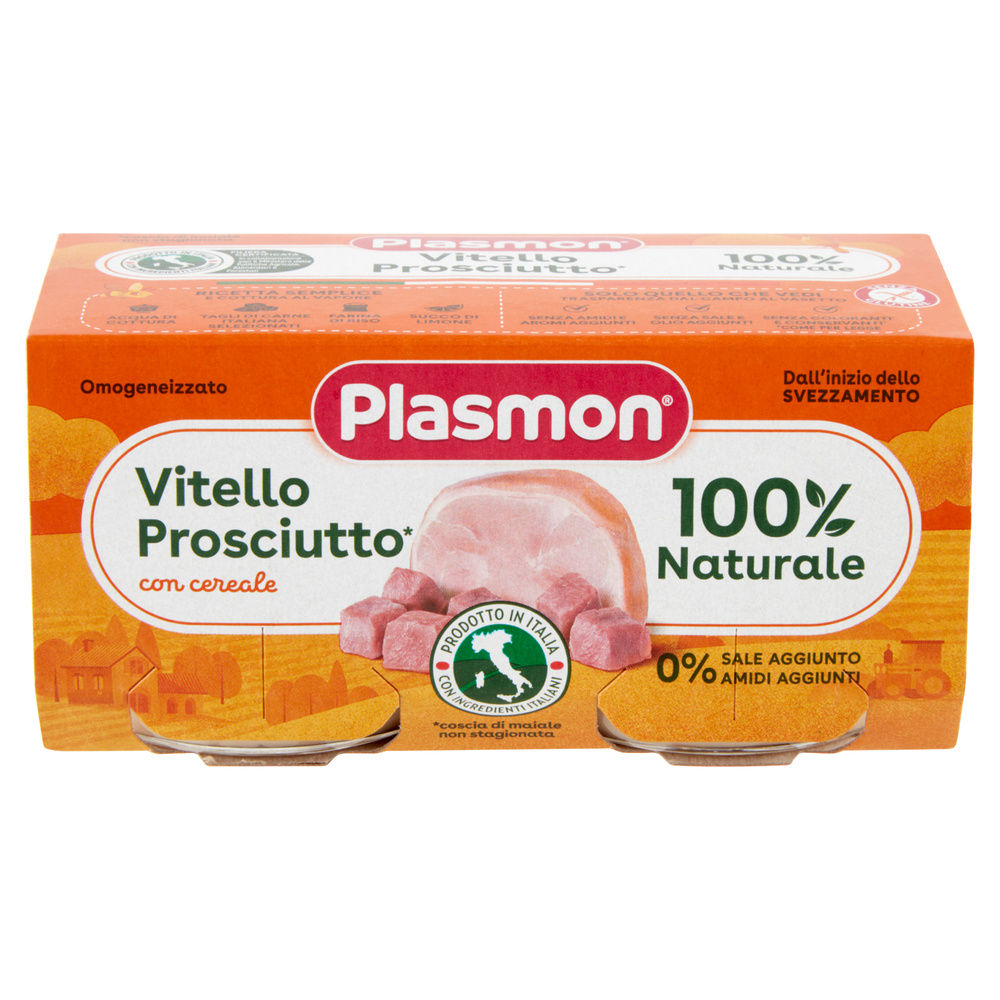 OMOGENEIZZATO PLASMON PROSC./VITELLO CL. GR.80X2 - 6